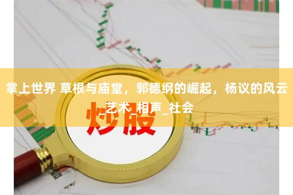 掌上世界 草根与庙堂，郭德纲的崛起，杨议的风云_艺术_相声_社会