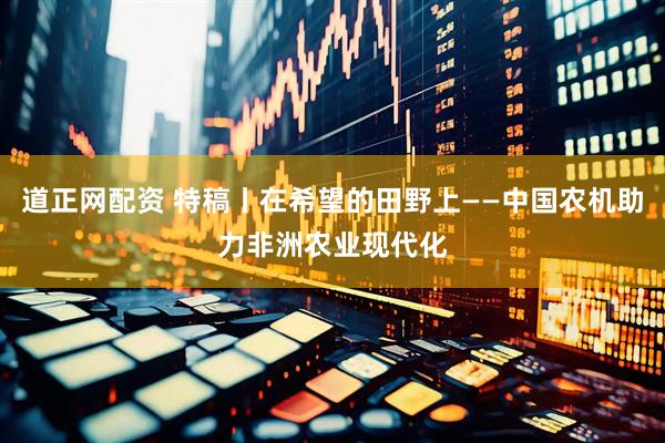 道正网配资 特稿丨在希望的田野上——中国农机助力非洲农业现代化